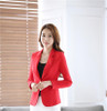 Novelty Purple Spring Fall Formal Uniform Styles Blazers Jackets Coat For Women Professional Business Female Blaser Tops Outwear