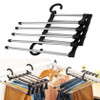 Novelty Adjustable Trouser Pants Tie Shawl Rack Belt Scarf Neckties Hanger Holder Multifunctional Closet Organizer