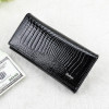 HH Alligator Womens Clutch Wallets Luxury Patent Crocodile Multifunctional Genuine Leather Ladies Clutch Purse Hasp Long Wallet