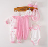 HH 8PCS Baby clothing tracksuit newborn baby infant boy clothes children cloth suit new born toddler girl baby clothing sets