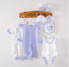 HH 8PCS Baby clothing tracksuit newborn baby infant boy clothes children cloth suit new born toddler girl baby clothing sets