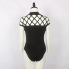 Heyouthoney New Summer Women Sexy Nightclub Bodycon Jumpsuit Bodysuit Short Sleeve Hollow Out Backless Rompers Jumpsuit Overalls