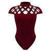 Heyouthoney New Summer Women Sexy Nightclub Bodycon Jumpsuit Bodysuit Short Sleeve Hollow Out Backless Rompers Jumpsuit Overalls