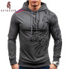 HEYKESON 2017 Hoodies Men Hombre Hip Hop Mens Brand Letter Hooded Zipper Hoodie Sweatshirt Slim Fit Men Hoody Large Size XXXL