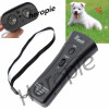 Heropie Remote Dog Training Collar Black Trainer Pet Double Heads Repeller High Quality Training Device with LED Light Outdoor