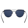 HEPIDEM Female Fashion Vintage Cat eye Sunglasses Women Brand Designer Ladies Mirror Flat Rose Gold Cateye Sun Glasses for Women