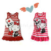 Hello Kitty Style Cartoon Pattern Summer Kids Dress Princess Girl Dress For Party Costume For Girls Dresses Children Clothing