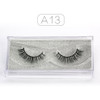Genailish 3D Mink Eyelashes Upper Real Mink Lashes Soft Natural False Eyelashes 1 pair Handmade Fake Eye Lashes Extension-A13