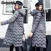 Geckoistail New Winter Fashion Women Jacket Parka Coats Hooded Down Cotton Thickr Warm Female Jackets Parka Outerwear T0611