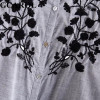 GCAROL New Arrival Embroidered Black Floral Women Blouse Stand Collar Ruffles OL Shirt Elegant Vintage Female Tops For 4 Season