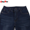 GAREMAY Warm Jeans For Women Thicken Pants Winter Jeans Female Stretch Straight Fashion High Waist Jeans Femme Denim Pants 1540