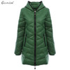 Gamiss Ultra Light Women's Winter Jacket Fashion Hooded Down Coat Plus Size 2XL Jackets 90% White Duck Down Slim Warm Long Coats