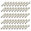 IMC 50pcs Mini Crocodile Clips for Hair DIY - Silver