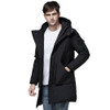 IEMUH Fashion Winter Outwear Down Jacket Men Windproof Waterproof Grey Duck Down Coat Parka Male Long Plus Size Thick Warm Coat