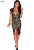 IDress 2017 New Style Summer Dress Women Sexy Club Dress Party Night Club Dress Vestido Robe Femme Party Black Gold Sequin Dress