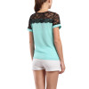 Fashion Women Blouses Summer Lace Chiffon Blouse 2016 Blusa Feminina Tops Fashion Chemise Femme Shirts 4XL Plus Size