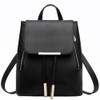 Fashion Women Backpack Casual Leather School Backpack for Teenage Girl Schoolbag Travel Bag Campus Women Bag School Shoulder Bag