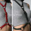 Fashion Women 100% Handcrafted Halter Choker Harness Leather Body Bondage BDSM Belt Waist Straps Sword