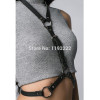 Fashion Women 100% Handcrafted Halter Choker Harness Leather Body Bondage BDSM Belt Waist Straps Sword