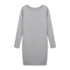 Fashion Winter Women Sweater Dress Women Clothes Ladies Long Sleeve Knitted Bodycon Stretch Party Casual Dress Black Gray