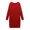 Fashion Winter Women Sweater Dress Women Clothes Ladies Long Sleeve Knitted Bodycon Stretch Party Casual Dress Black Gray
