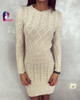 Fashion Winter 2016 Women Sweater Dress Women Clothes Ladies Long Sleeve Knitted Bodycon Stretch Brief Casual Dress Beige Gray