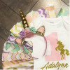 Fashion Unicorn Horn with Chiffon Unicorn Headband Glitter Hairband Easter Bonus For DIY Hair Decorative Accessoriess For Party