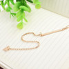 Fashion Trangle Pendant Long Chain Necklace Gold Color Pick Chain Choker Necklace Women Jewelry Free Shipping