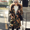 Quintina 2017 New Fashion Camouflage Women Down Coat Thickness Winter Coat Women Long Coat Womens Down Jackets Parka