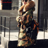 Quintina 2017 New Fashion Camouflage Women Down Coat Thickness Winter Coat Women Long Coat Womens Down Jackets Parka