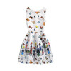 Quality Fashion Dress Print Vintage White Casual Ropa Vestidos De Festa Female Autumn Clothing Women Office Ladies Party Dresses