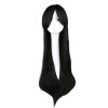 QQXCAIW Long Straight Cosplay Red Black Puprle Pink Blue Sliver Gray Blonde White Oragen Brown 80 Cm Synthetic Hair Wigs