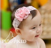 High Quality Cute Kids Headband Big Flowers Lace Newborn Elastic Hairbands Hair Accessories For Children Girls Headwear A279-2