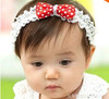 High Quality Cute Kids Headband Big Flowers Lace Newborn Elastic Hairbands Hair Accessories For Children Girls Headwear A279-2