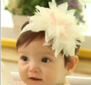 High Quality Cute Kids Headband Big Flowers Lace Newborn Elastic Hairbands Hair Accessories For Children Girls Headwear A279-2