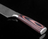 High quality 8"inch Utility Chef Knives Imitation Damascus steel Santoku kitchen Knives Sharp Cleaver Slicing Knives Gift Knife