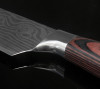 High quality 8"inch Utility Chef Knives Imitation Damascus steel Santoku kitchen Knives Sharp Cleaver Slicing Knives Gift Knife