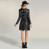 Bohoartist Women Long Slim Sweater 2017 Autumn Patchwork Color Fashion Trend O Neck Long Sleeve Knitwear Dress Sweater New Fall