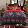 Bohemian Style Floral Printing Twin/Queen/King Size Bedding Set 4pcs Comforter Duvet Cover Set Bed Linen Bedspread Pillowcase