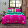 Bohemian Style Floral Printing Twin/Queen/King Size Bedding Set 4pcs Comforter Duvet Cover Set Bed Linen Bedspread Pillowcase