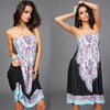 Bohemian European Style Women Dress Quality Low Price Sexy Clothes Vintage Ropa Mujer Print Beach Summer Dress Vestidos De Festa