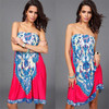 Bohemian European Style Women Dress Quality Low Price Sexy Clothes Vintage Ropa Mujer Print Beach Summer Dress Vestidos De Festa