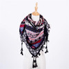 Bohemia Women Scarf Square Scarves Wraps Tassel Printed Girl Shawls Scarf Blanket