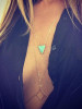 Bohemia Turquoise Halterneck Body Chain Accessories
