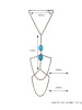 Bohemia Turquoise Arm Chain Accessories