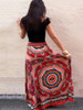 Bohemia Floral-printed Long Skirt Bottoms