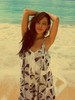 Bohemia Floral Spaghetti-neck Maxi Dress
