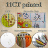 Oil painting peony flowers painting counted printed on canvas DMC 14CT 11CT Chinese Cross Stitch Needlework Sets Embroidery kits