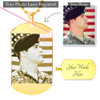 Custom Photo Etched Dog Tag Necklace