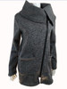 OHRYIYIE Plus Size 5XL Gray Cardigan Women 2018 Spring Autumn Zipper Sweater Women Long Sleeve Pocket Tricot Knitted Cardigan
